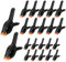 Vwoqiy 22 Pcs Nylon Spring Clamps, Plastic Heavy Duty Spring Clips Quick Grip, Woodworking Backdrop Crocodile Clips Clamps for Photography Studio, Wood Working, Canvas - 2 inch＆3 inch＆6 inch