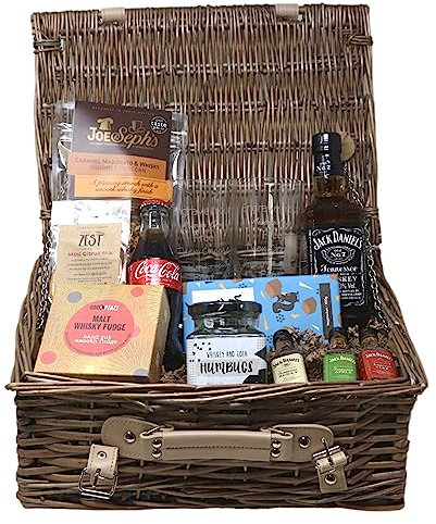 Personalised Premium JD Whiskey Hamper & Pair of Engraved Highball Glasses