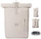 Johnny Urban Rolltop Rucksack Damen & Herren Beige - Robin Large - Tagesrucksack mit 16 Zoll Laptopfach - Recyceltes PET - 18-22L - Wasserabweisend