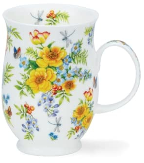 Dunoon Floral Garden Suffolk Tasse 0, 3 Liter (gelb)