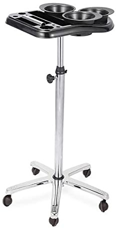 Friseurwagen Hair Coloring Arbeitswagen Friseurwagen Höhenverstellbar Rollwagen Tray 70-105cm