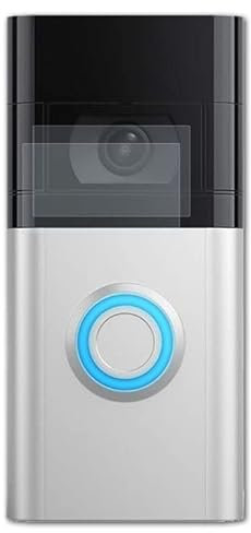 Bruni Screen Protector compatible with Ring Video Doorbell 4 Protector Film, crystal clear Protective Film (2X)