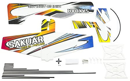 Rheross RC Avion 3D Avion Mousse EPP PP F3P Lightset KIT ModèLe Hobby TéLéCommande E2101