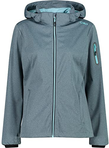 CMP Damen Light Melange Softshell Jacke, Acqua Mel., 34