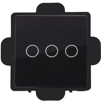 LEDKIA LIGHTING Schalter Touch Dreifach Modern Schwarz$