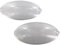 Paxanpax PCK662 Oval-Shaped Cooker Hood Bulb Light Diffuser Cover Panel Fits Electrolux, Indesit-Whirlpool, Smeg - 100mm x 52mm, Pack of 2