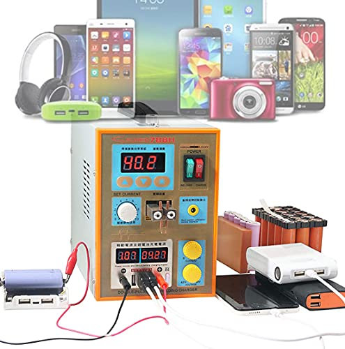 CYMYYDS Pulse Spot Welder 788H 18650 battery Welding Machine with Cooling System/LED Lighting, High Power Handheld Pulse Spot Welding Machine