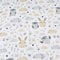 Textrend Baumwollstoff als Meterware - Baumwollmusselin - Stoff zum Nähen - 100% Baumwolle - Textilien 1x1,6m - Animalische Muster (Eulen mit Kaninchen beige und grau auf weißem Hintergrund)
