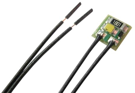 modellbahn-exklusiv Führerstandsbeleuchtung Hausbeleuchtung 2 Stück kaltweiß für analog + digital, AC + DC
