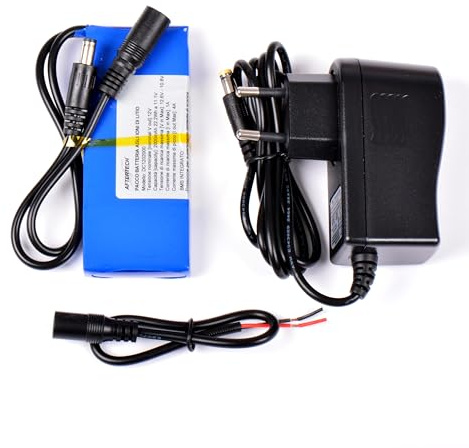 AFTERTECH Pack Pile 12 V 2000 mAh 2 Ah Rechargeable au Lithium 101 x 42 x 13 mm 3 S1P 12,6 V G1E2