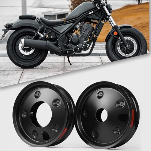 WOOGA Für Rebel CMX 300 CMX 500 Rebel500 2017-2024 Motorrad Rad Reifen felgen nabe mittel Kappen Abdeckung abs Material modifiziertes zubehör-Vollständig hitze- und schlagfest