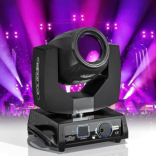 Cabeza Movil 7R 230W Beam Moving Head RGBW 17 Gobos 14 Colores Iluminacion para Escenarios Bar Fiesta Club Discoteca
