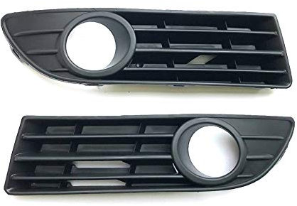 HZ-DESIGN Gitter Grill Lüftungsgitter für Nebelscheinwerfer Links und Rechts kompatibel mit Polo 9N3 Benzin