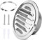 Grille de Ventilation 100mm Acier Inoxydable Grille d'aération Ronde Grille de Ventilation de Tuyau (100mm)