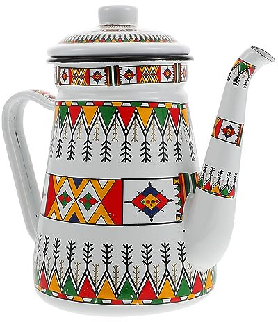 IMIKEYA Emaillierter Haushalts-wasserkocher Weißer Küchen-teekessel Für Tee Kaffee Milch Hitzebeständig Vielseitig Einsetzbar Als Geschenk Für Familie Und Freunde