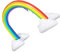 Abaodam 1stück Aufblasbares Wasserspielzeug Für Junge Mädchen Bunte Sprinkler-Rainbow-spielmatte Für Garten Outdoor-Accessoire Für Sommerpartys Und Spielvergnügen Im Freien