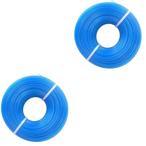 AWHAO 2 Rolls Gras Trimmer Line Ersetzen Sie die Unkrautstrimmerschnur für Yard Field Garden