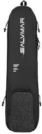 Salvimar Fin Bag - Mochila Porta Aletas, 115 cm, Negro/Gris