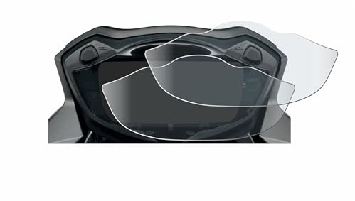 BROTECT Schutzfolie für Suzuki SV 650 2016 | 2 Stück Entspiegelnder Displayschutz Made in Germany Matte Full-Screen Folie Full-Cover 3D Curved Anti-Reflexion Montage Kit