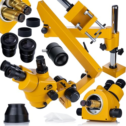 Rosfix Microscope Trinoculaire Neptune Pro MSNP-T-WDMS3-O Zoom 7-45x 100mm