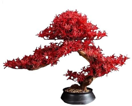 Schreibtischdekoration, Künstlicher Bonsai-Baum, Zimmerpflanze, Topfpflanze, Wohnzimmer, Eingangsbereich, Büro, chinesischer Baumschmuck, Feng-Shui-Ornament