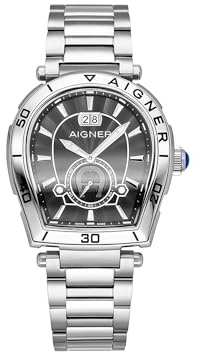 Aigner Herren Uhr Trapani Edelstahl Silber AGW.262002