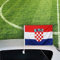 Autofahne Autoflagge Kroatien 30 x 45 cm