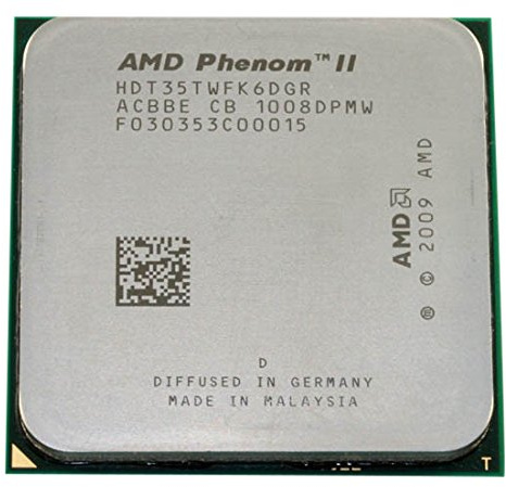 AMD Phenom II X6 1055T (AMD Phenom II X6-Prozessor Sockel AM3 1055T 64-bit L3 5 6)