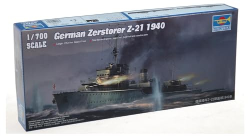 Trumpeter 05792 Modellbausatz German Zerstörer Z-21 1940