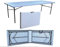 Jürgen Westerholt Klappbarer Camping Universal Tisch 180 x 75 x 74cm
