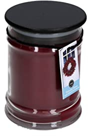 Bridgewater BW024-078 Duftkerze im Glas, Aufschrift Welcome Home, Rot, 227 g