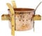IBA Indianbeautifulart Royal Traditional Cuivre en Laiton Chauffe-Plats Indian Sigdi Ustensiles de Cuisine Angeethi