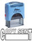 COPY SENT Selbstfarber Stempel Buro stationar Bedrucktes Glanzend Stamp