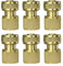 Lot de 6 connecteurs pour tuyau d’arrosage dans le jardin 1/2 Quick Connectors With Stop