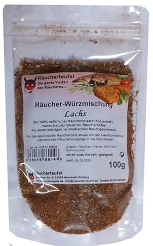 Räucherteufel Räucher-Würzmischung Lachs (Konzentrat) 100g, Räucherzusatz