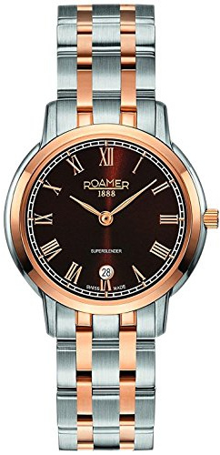 ROAMER DamenArmbanduhr Analog Quarz Edelstahl 515811 49 05 50