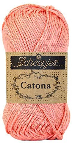 Scheepjes - Scheepjes 264 Licht Koralle Catona Garn - 1x25g