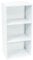 WERKA PRO Meuble Blanc de Rangement 3 niches (80 x 40 x 29 cm)