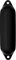 Seilflechter - Aufblasbarer Fender 150 x 580 mm in Schwarz, Langfender mit 2 Augen, für Boot & Yacht