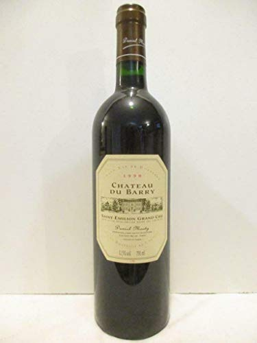 saint-émilion château du barry grand cru rouge 1998 - bordeaux