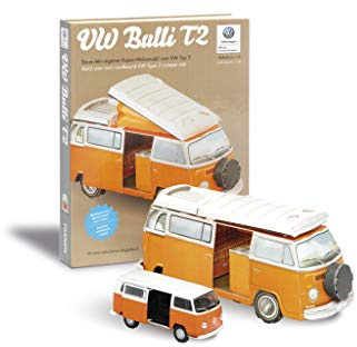 Franzis VW Bulli T2 Bundle - Bausatz, Buch + Druckguss-Modell