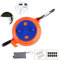 Nbrand Corde à Linge Rétractable, Corde à Linge Portable Camping 8m, Antidérapante et Coupe-Vent, Corde à Linge Extérieur avec Boucle de Suspension, Boucle Fixe, Clip, Voyage Vacances en Plein Air