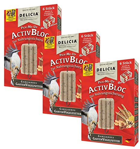Gardopia Sparpaket Delicia Pick-ME-UP Activ-Bloc 3 x 6er-Pack