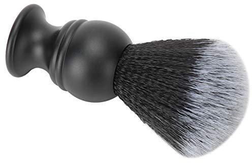 Rasierpinsel Nylon Weiches Haar Rasierpinsel Bartreinigung Stylingpinsel mit Metallgriff für Rasierschaum