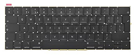 ICTION Tastiera di ricambio QWERTY per MacBook Pro Retina 13 15 A1989 A1990 Tastiera 2018 Anno