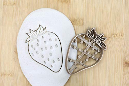 Cookie Cutter Fondant Keksstempel/Ausstechform Keksausstecher Plätzchen Erdbeere ca. 8cm