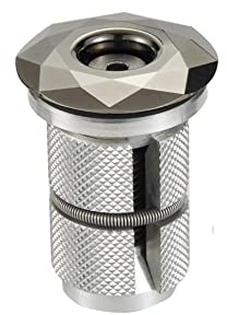 ihreesy Fahrrad Expander Gabel, Fahrradschaft Headset Aluminiumlegierung Gabel Expander Fahrrad Steuersatz Schraube Erweitertes Zubehör für Rennrad, Silber