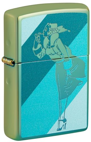 ZIPPO Teal Polished Zippo Design 60006407