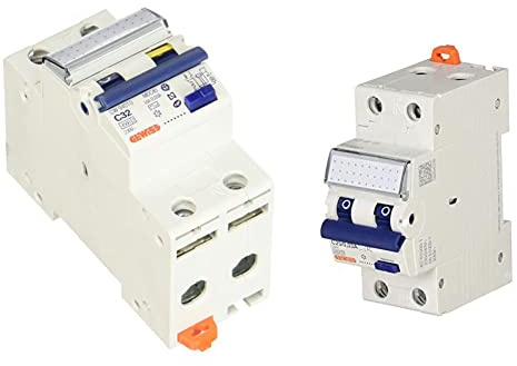 Gewiss - Interruttore Magnetotermico Differenziale Compatto - Mdc 45-1P+N Curva C 32A Tipo AC Idn=0,03A-2 Moduli & - Interruttore Magnetotermico - Mdc 45-1P+N Curva C 25A Tipo AC Idn=0,03A 2 Moduli