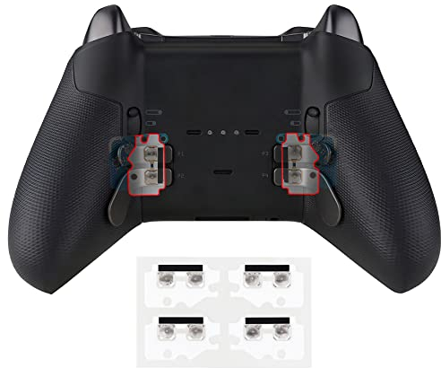 eXtremeRate Pezzi Metallo Miglioramento di Palette per Xbox Elite Series 2/Elite Series 2 Core Controller(Model 1797)-Aumenta Pressione di Paddle Posteriori-NON Include Paddle